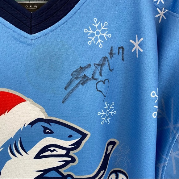 FHL Mentor Ice Breakers Hockey Jersey GAME WORN - Picture 3 of 5